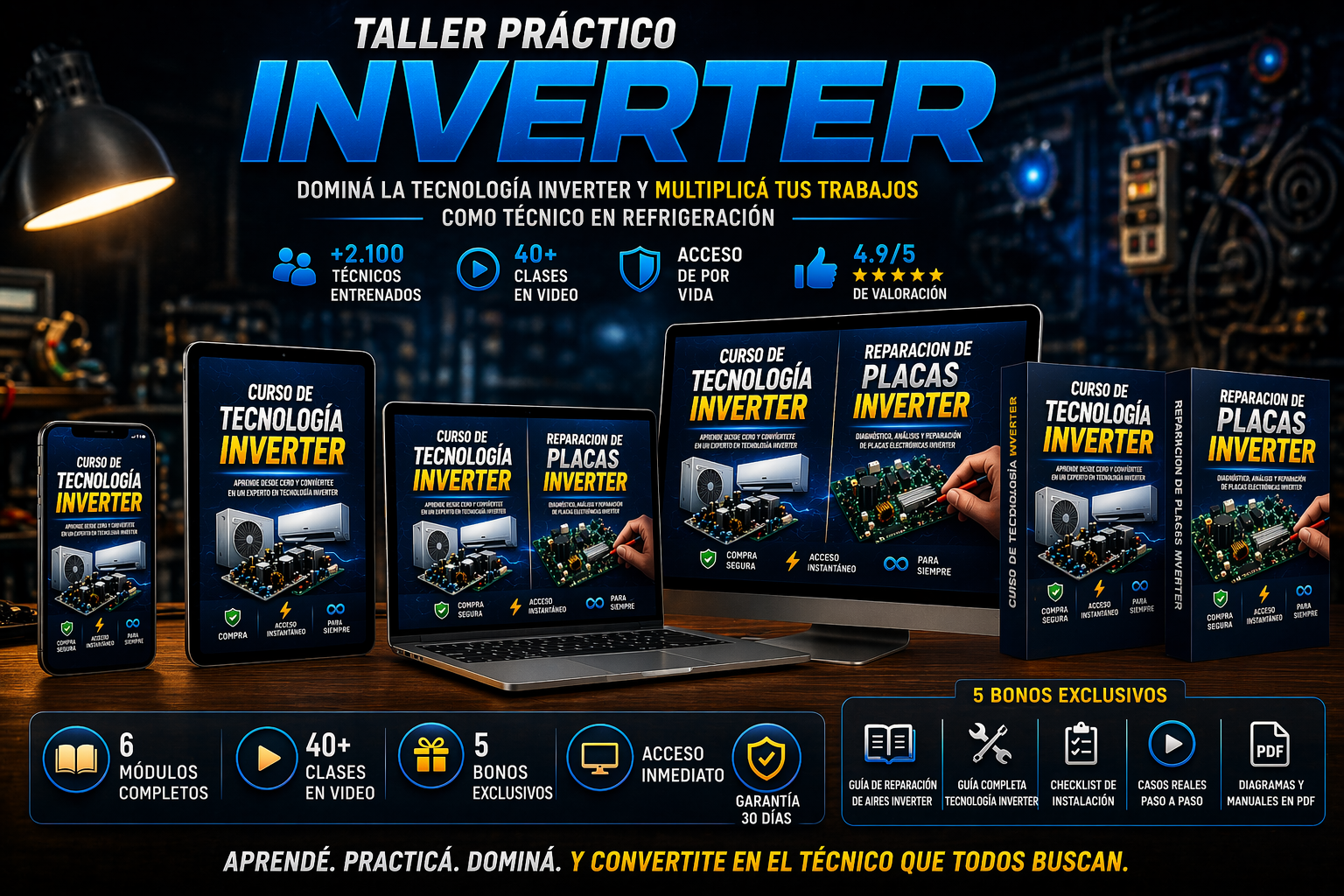 Contenido del Taller Inverter