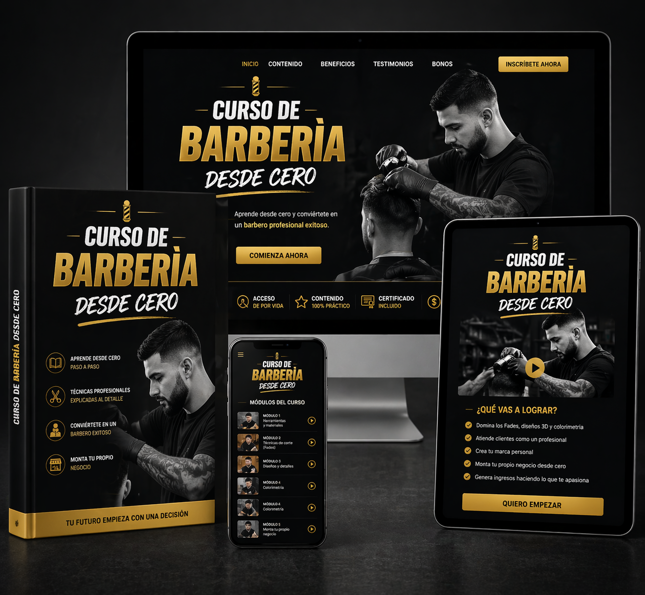 Oferta Curso de Barbería